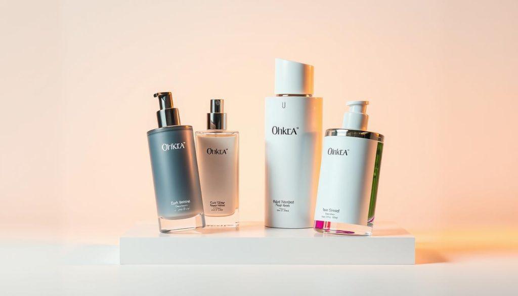 Detailed product comparison showcasing the distinct features and brand value proposition of a high-profit SKU. Sleek, minimalist product display with clean white background, highlighted by warm, directional lighting. The products are positioned at an angle, creating depth and emphasizing their unique designs. Subtle yet striking color accents draw the viewer's attention to key differentiating elements. An aspirational, premium aesthetic conveys the products' quality and desirability, reflecting their ability to command a price premium in the market.